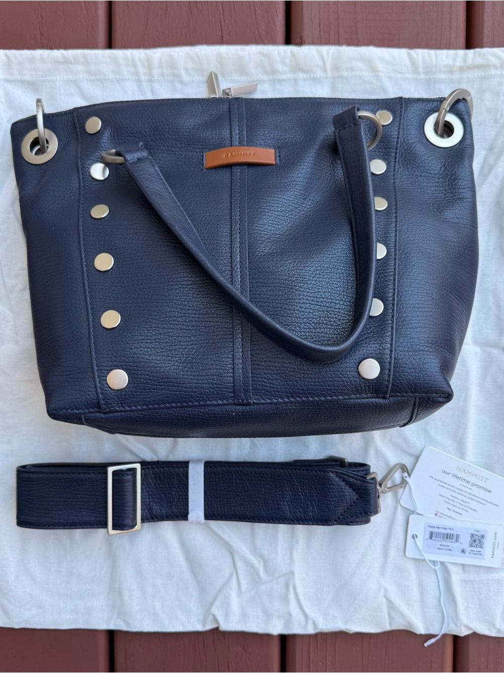 Hammitt Daniel Medium Indigo Navy 2023 Exclusive Limited Satchel Bag NWT RARE